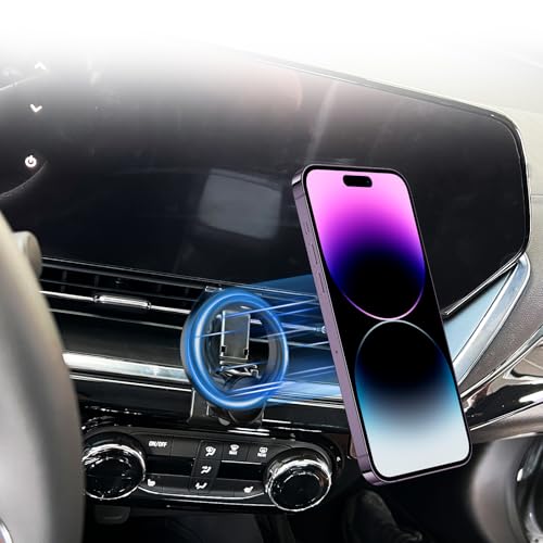 PZK Car Phone Mount for Chevrolet Chevy Trax 2024 2025 Accessories Accessories Custom Air Vent Chevy Car Phone Holder Compatible with MagSafe Hands Free 360° Rotation Cell Phone Automobile Cradles - color: Magsafe, size: Trax 2024-2025