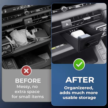 Center Console Organizer Tray Storage Box for Toyota RAV4 2026, Interior Accessories Removable Insert Drawer Tray for 2026 RAV 4, Black - style: 12) Fits for RAV4 2026, Console Drawer