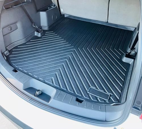 Cargo Liner for Ford Explorer 2011-2019 – Weather-Resistant Protection Trunk Mat for SUV with Raised Lip–Non-Slip Car Trunk Tray Rubber–Easy to Install–3D Shaped Laser Pre-Cut Design