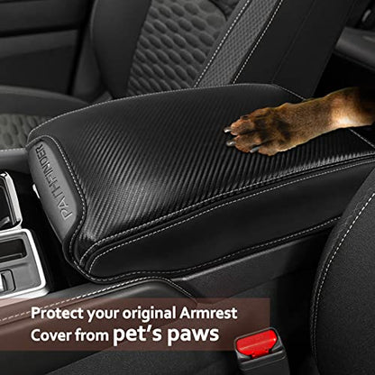 SKTU for 2024 2025 2026 Nissan Pathfinder Armrest Cover 2022-2026 Pathfinder Center Console Cover Nissan Pathfinder 2023 2024 2025 2026 Accessories 2022-2026 Pathfinder Center Console Cushion (Black) - color: 2022-2026 Pathfinder Black