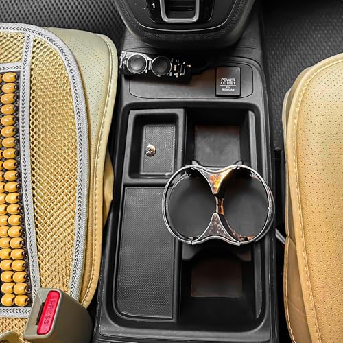 Double Cup Holder for Car, 2 in 1 Extra Cup Insert with Expandable Base, Multifunctional Extender Expander Adapter with Elastic Open-Close Cup Mouth, Adjustable Bracket FOR 2.1''-2.9'' BOTTLE DIAMETER