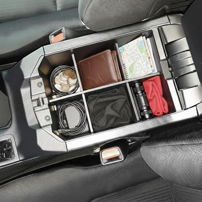 Vehicle OCD - Center Console Organizer for Toyota RAV4 (LE, XLE, Adventure ONLY) (2013-2018) - Made in USA - SLX108 - size: 2013-2018