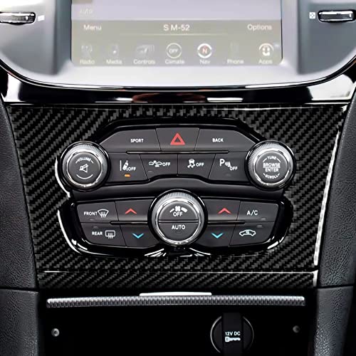 Car Air Conditioning A/C Panel Decals for 2015-2023 Chrysler 300 / 300C / 300S / Limited/Touring Accessories Interior Stickers - color: Center Control Panel
