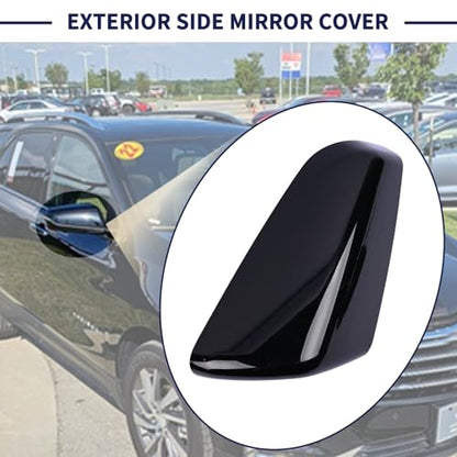 Exterior Side Mirror Cover Passenger Side 23406416 84225387 Compatible with Chevrolet Equinox GMC Terrain 2018-2023 Rearview Mirror Cap Right Side - size: Right Side