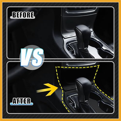 Carbon Fiber Pattern Car Interior Center Console Gear Shift Frame Panel Cover Trim Set for Jeep Grand Cherokee 2016-2021 Replacement