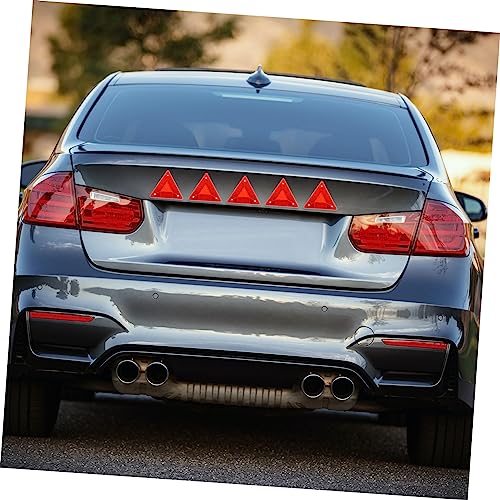 BESTOYARD Triangle Reflector Warning Sign 10-Pack Portable Car Safety Reflectors Emergency Reflective Warning for Trucks and Vehicles