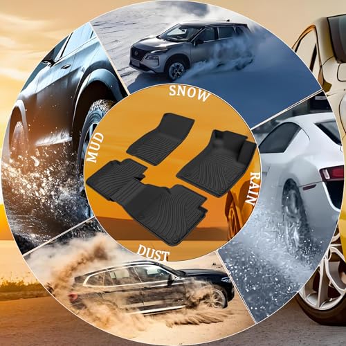 Floor Mats ＆ Cargo Liners Compatible with 2007-2011 Honda CR-V，All Weather Protection Waterproof Durable Anti-Slip Odorless Custom-fit Front Rear Rows Back Trunk Tray Full Set Carpet Liner - size: 1）For Honda CRV（2007-2011 ）Floor＆Trunk Mats