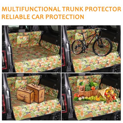 All-Protection Cargo Mat Liner for Hummer EV Accessories Rear Trunk Cargo Liner Floor Mat Cargo Liner for Dogs for Hummer EV SUV 2024 2025+ Heavy Duty 3D Waterproof Protect (Camouflage) - style: Camouflage