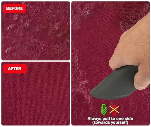 Pet Hair Removal Vacuum Attachment V1.0 for Car Detailing with 6 Replaceable Rubber Brush Heads, No Clog Airflow, Fits 1 1/4 and 1 3/8 in Hoses, 32mm 35mm - color: Refill x2, Fang, Adapter