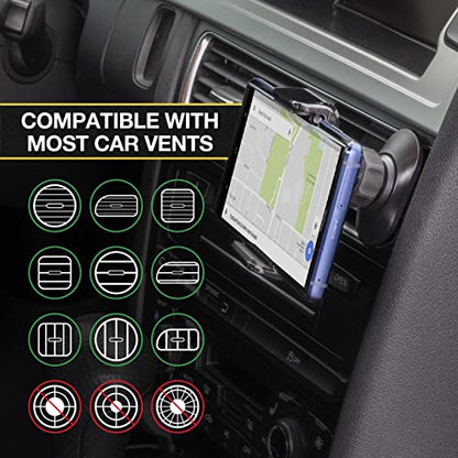 Scosche UH4DVM-SP CarMount 2-in-1 Universal Phone Vent or Dash Mount for The Car | Portable and Adjustable with 360 rotation - style: Dash / Vent