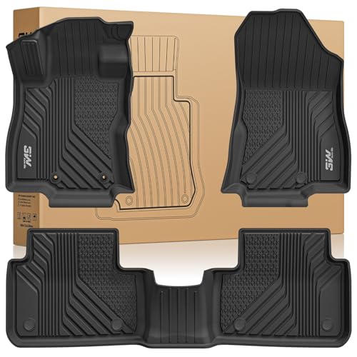 3W Floor Mats Custom Fit for Subaru Forester 2025 2026 (Not Fit Hybrid & 2025 Wilderness), TPE All Weather Floor Liner for Forester 1st & 2nd Row Full Set Car Mats Forester Accessories - size: 2.For Subaru Forester | 25-26 | 1st & 2nd Row