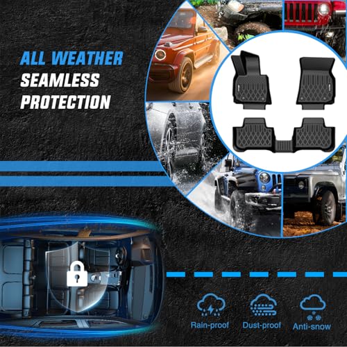 Nilight TPE Floor Mats for BMW X3 2025 2026 All Weather Custom Fit Heavy Duty Floor Liners - color: 2025 2026 BMW X3