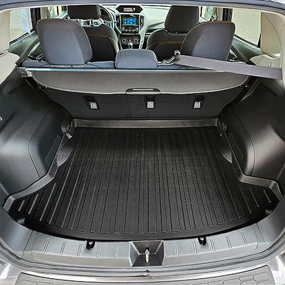 Premium Cargo Liner for Subaru Impreza Hatchback 2017-2023 - 100% Protection - Custom Fit Car Trunk Mat - All-Season Black Cargo Mat - 3D Shaped Laser Measured Trunk Liners for Subaru Crosstrek