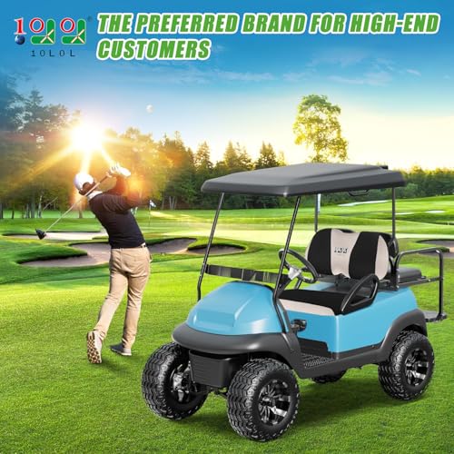 10L0L Golf Cart Seat Covers for Yamaha G29 Drive2 Club Car Precedent Tempo, Breathable Mesh Bench Seat Cover, No Drilling Front Seat Cushion, All-Season Comfort Gray Black - color: Black and Beige