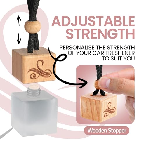 Inspired by Lua V.ezt Bell Car Air Freshener for Women | Long Lasting Luxury Diffuser | Automotive Scent Perfume | Vent Clip Air Freshener | Odor Eliminator Technology | Ladies Car Diffuser Scents 8ML