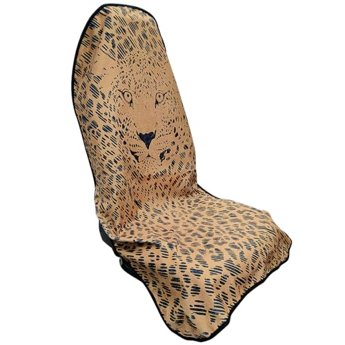 Waterproof Sweating Car Seat Cover for Post Gym Workout, Running, Swimming, Beach and Hiking, Universal Fit Non-Slip Bucket Seat Protector for Cars SUV Trucks, Machine Washable (Jaguar) - color: Jaguar