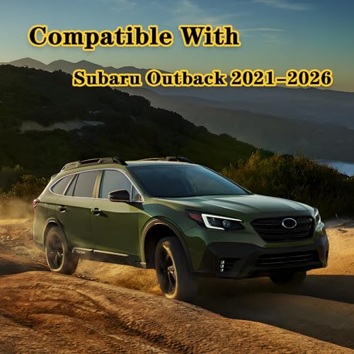 Rear Bumper Protector Guard Accessory Trim Cover Scratch Resistant Trunk Door Entry Guards Compatible with Subaru Outback 2021 2022 2023 2024 2025 2026 - color: Subaru Outback 2021-2026