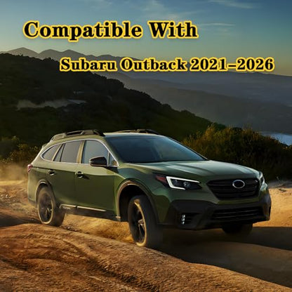 Rear Bumper Protector Guard Accessory Trim Cover Scratch Resistant Trunk Door Entry Guards Compatible with Subaru Outback 2021 2022 2023 2024 2025 2026 - color: Subaru Outback 2021-2026