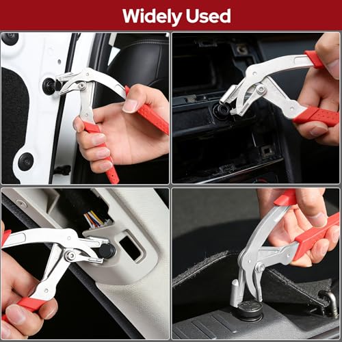Car Buckle Pliers and Disassembly Tools, Without Damage Panel Buckle Removal Pliers，Removes Plastic Clips, Buckles, Rivets,Professional Trim Clip Remover-2. - size: 2PC
