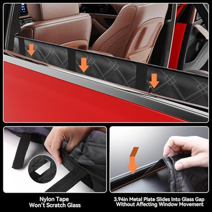 Surfcabin Back Seat Extender for Dogs – Waterproof Dog Seat Cover for Back Seat with Door Protection, Easy to Use and Clean, Hard Bottom, Holds 420 lbs Dog Hammock for Cars, SUVs & Small-Size Trucks - size: Fit for Car and SUV Small Trucks