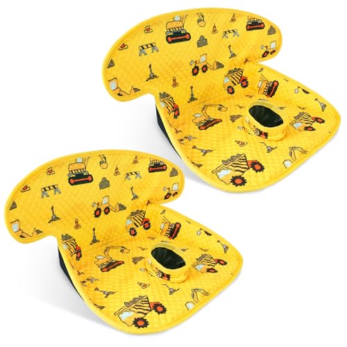 COOLBEBE Infant Car Seat Protector for Potty Training, 2 Pack Dry Waterproof Car Seat Liner Toilet Training for Baby Infant Toddler, Piddle Pads Cover Pad for Strollers & Carseat (Yellow,2PC) - color: Yellow, size: 2 Pack