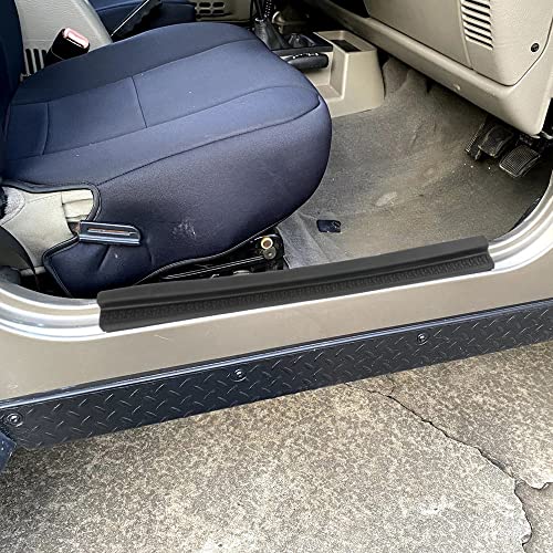 G-PLUS Door Sill Entry Guards Compatible with 1997-2006 Wrangler TJ All Terrain Entry Guard Kit Entry Guard Cover Door Sill Protection Scratch Resistance - size: 97-06 Wrangler TJ