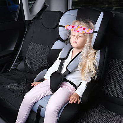 HESTYA 2 Pcs Carseat Head Support Toddler, Stroller Seat Headrest for Sleeping Traveling, Neck Relief Headband Strap for Kids Children Toddler Infant(Fruit) - color: Fruit