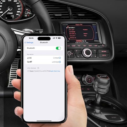 Audi Bluetooth car High-Definition Music Adapter,Wireless Audio Adapter,Compatible with Audi 3G AMI,2G AMI Interfaces,Mercedes Media,Mercedes Music Interface,and Volkswagen Music Interface