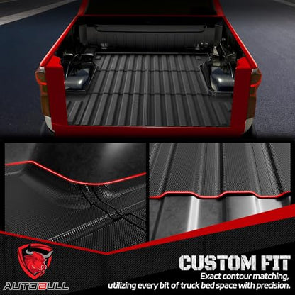 Truck Bed Mat Bed Liner Compatible for 2019-2026 Chevrolet Chevy Silverado 1500 | GMC Sierra 1500 (Only Fit 5.8FT, 69.92" Bed), Not Fit Drop-in Liner - style: 1) 2019-2026 |Slv&Sra 1500 Bed Mat (5.8FT,69.92" Bed)