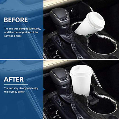 JoyTutus Cup Holder Compatible with Toyota Highlander 2014-2020, Fits Most Cup Sizes, Center Console Drink Holder Insert Divider - size: Regular