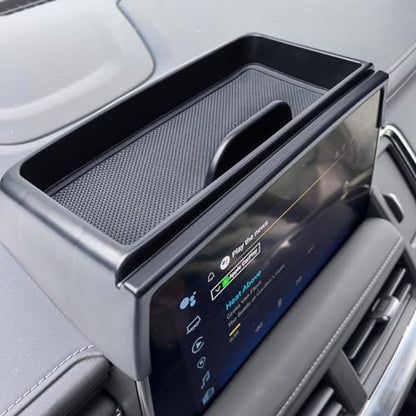 EDBETOS Dash Console Tray Compatible with 2021-2023 2024 Chevy Tahoe Suburban/GMC Yukon Accessories Dashboard Organizer Insert Center Console Box Sunglasses Holder (Not for Denali/Denali Ultimate)