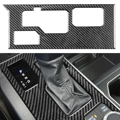 NVCNX Real Premium Carbon Fiber for Toyota Tundra 2022-2026 / Sequoia 2023-2026 2024 2025 Car Center Console Gear Shift Panel Cover Interior Trim Accessories Overlay Sticker 1PC for Rear Wheel Drive - color: Center Console Gear Shift Panel Trim - for RWD