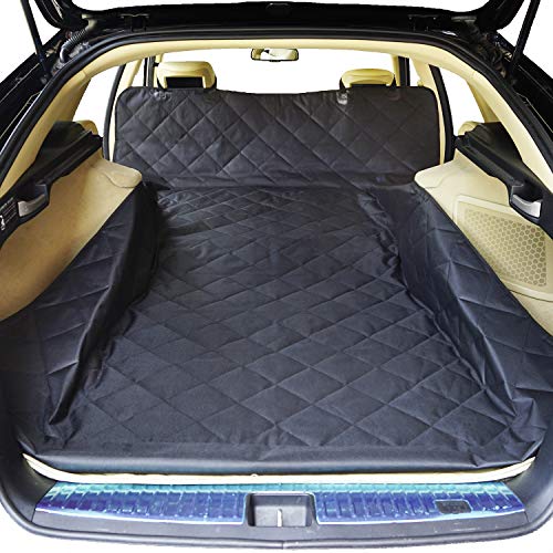 Dogs Cargo Liner Cover for Pets SUV Cars Waterproof Non Slip Universal Fit with Bumper Flap Black 52 82 Standard