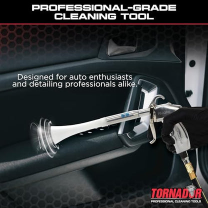 Tornador Z-014 Air Blow Out Tool | High-Performance Air Blower for Fast Car Detailing | Quickly Cleans & Dries Hard-to-Reach Areas | Essential Tool for Professionals - size: Z-014