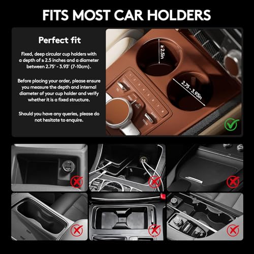 Car Desk for Laptop & Car Table Tray, Height-Adjustable 360° Rotating Wood Car Laptop Mount, Cup Holder Table, Steering Wheel Tray, Compatible with Tesla & Most Vehicles - color: Ash