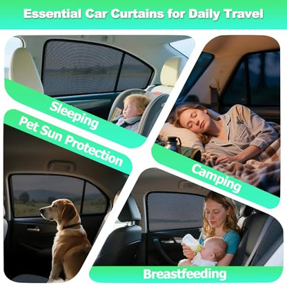 Car Window Shades for 2019-2024 Corolla Sedan (Not Fit Touring/Hatchback/Cross) - Rear Side Sun Shade for Baby, Breathable Mesh Car Privacy Covers, UV Protection & Heat Insulation (2PCS) - size: Corolla(19-24)R-2PCS