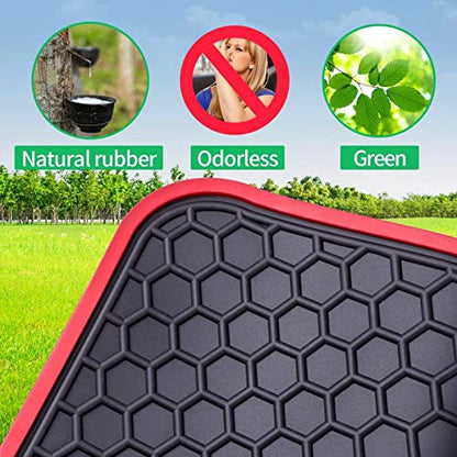 Trunk Cargo Liner Mat for Ford Escape 2013 2014 2015 2016 2017 2018 2019/2015-2019 Lincoln MKC Custom Fit Odorless Washable Rubber Heavy Duty All Weather Black
