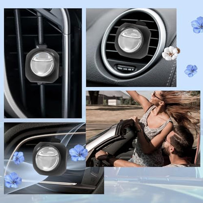 Car Air Freshener Vent Clips, 8 Pack, Provides Long-Lasting Scent, Up to 240 Days (Linen) - color: Linen