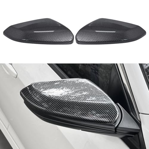 YINGTUU for Honda Civic 10th Gen 2016-2021 Accessories Car Exterior Stickers Rear View Side Mirror Cover Protector Cap Decals-Carbon Fiber - color: Rear View Side Mirror Cover