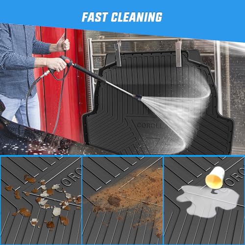 Nilight Cargo Mats for Toyota Corolla Sedan & Hybrid 2020 2021 2022 2023 2024 2025,All Weather Protection Heavy Duty Cargo Liners - size: 2020-2025 Toyota Corolla|cargo Mat