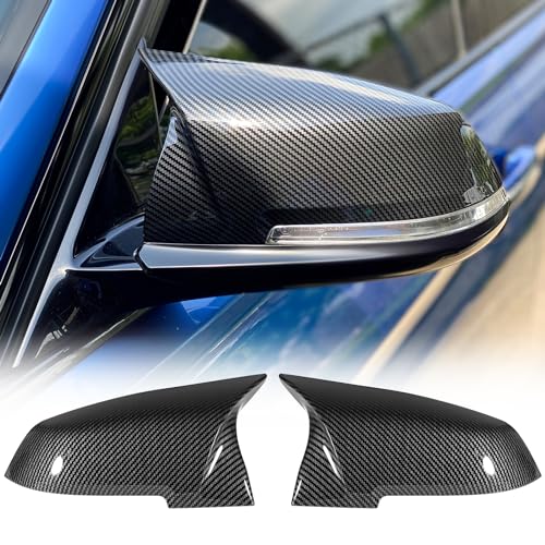 Carbon Fiber Mirror Cover Caps Rearview Side Mirror Covers Compatible with BMW F20 F21 F22 F30 F31 F32 F36 F87 E84 GT 3GT X1 M2 M3-1Pair - size: Fit for BMW 3 Series GT 3GT F34 2013-2018