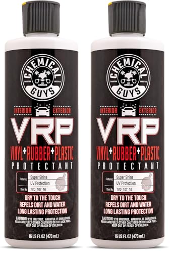 Chemical Guys TVD_107_16 VRP Vinyl, Rubber and Plastic Non-Greasy Dry-to-the-Touch Long Lasting Super Shine Dressing for Tires, Trim and More, Safe for Cars, Trucks, SUVs, RVs & More, 16 fl oz - size: 16 oz (Pack of 2)
