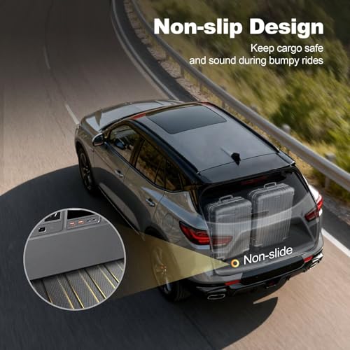 2025 XT4 Cargo Liner | Custom Fit Trunk Mat for 2019-2025 Cadillac XT4, All Weather Rear Cargo Mat 3D Waterproof Durable Odorless Trunk Liners for 2025 XT4 Cargo mat, Black - style: 1) for Cadillac XT4 Cargo Liner