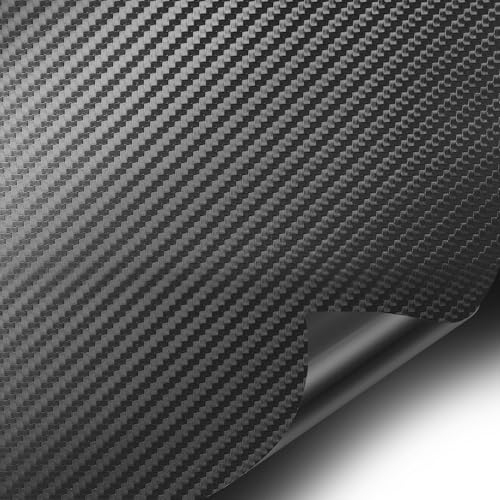 carleef 30FT x 3" Carbon Fiber Wrap Pin Striping Tape for Cars,Carbon Fiber Tape for All Vehicles Body Components,Universal Automotive Pinstriping Tape Car Accessories - color: 3 inch