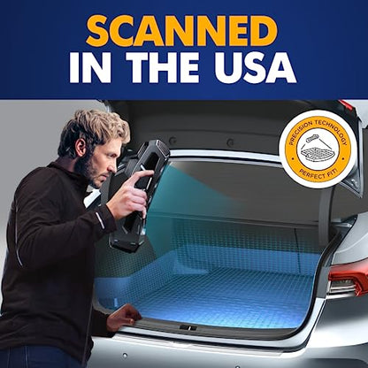 Premium Cargo Liner for Toyota Corolla (E210) Sedan 2019-2026 - 100% Protection - Custom Fit Car Trunk Mat - Easy-to-Wash & All-Season Black Cargo Mat - 3D Shaped Laser Measured Trunk Liners