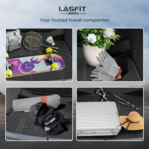 LASFIT Trunk Mat for Chevrolet Chevy Impala 2014-2020 (Not Fit Equipped with The Auto Stop/Start System), All Weather TPE Custom Fit Cargo Mat Trunk Liner for Chevy Impala Accessories, Black - size: Cargo Liner for Chevrolet Impala 2014-2020