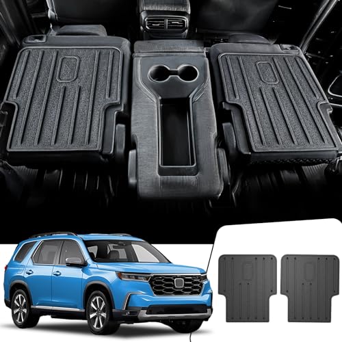 Kick Mats Backrest Mats for Honda Pilot 2026 2025 2024 2023, All Weather TPE 2nd Row Seat Back Protector Car Accessories for Pilot (Kick Mats) - style: Kick Mats