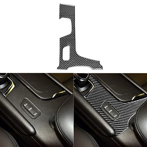 NVCNX Real Premium Carbon Fiber Compatible with Cadillac XT5 2017 2018 2019 Car Center Console Gear Shift Panel Cover Sticekr Decal Interior Trim Accessories Black - color: For 2017-2019 Xt5 Center Console Gear Shift Panel