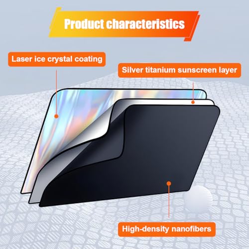 2PCS Car Side Window Sun Shade, UV Protection Car Windshield Window Cover, Magnetic Auto Front Seat Privacy Curtain for Baby, Universal Camping Accessories for Block Sunlight (Front) - size: Front