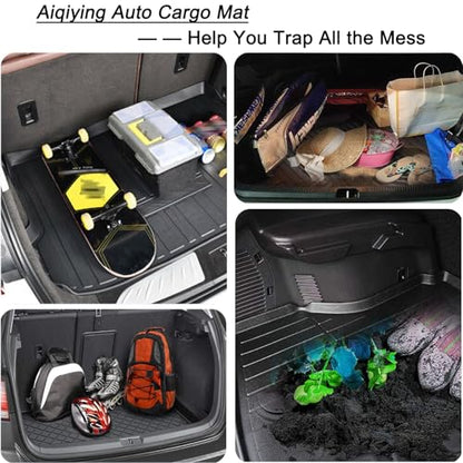 Edge/MKX Cargo Mat - Compatible with 2007-2014 Ford Edge/2007-2015 Lincoln MKX，All-Weather 3D Custom-Fit Waterproof Non-Slip Durable Odorless TPO High-Raised Lip Trunk Tray Floor Mat - size: For 2009-2014 Ford Edge